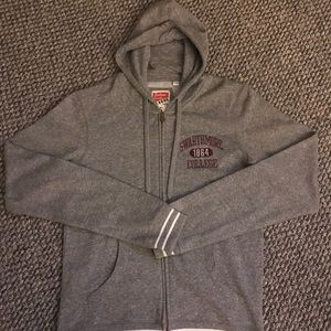 Mens Small Swarthmore College Zip Hoodie